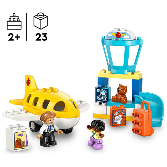 Lego duplo - eerste bezoek aan de luchthaven constructiespeelgoed (10443)
