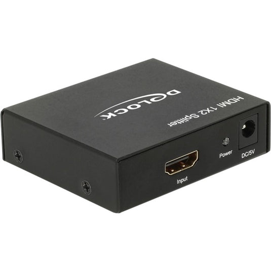 Delock splitter hdmi in > 2x hdmi 4k hdmi splitter (zwart)