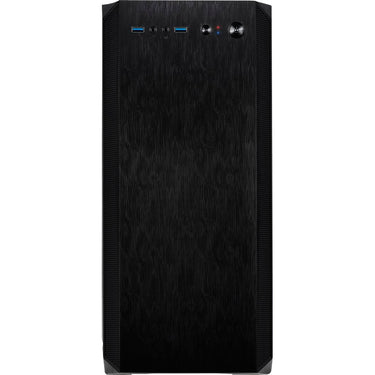 Inter-tech h-606 mini tower behuizing (zwart | 2x usb-a)