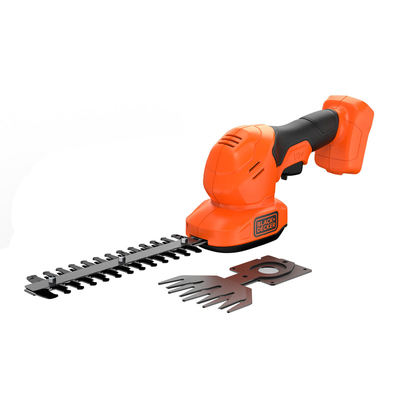 Load image into Gallery viewer, Black+decker bcss18b-xj 18v gras- en struikschaar (zonder accu) (oranje zwart, accu en oplader niet inbegrepen)

