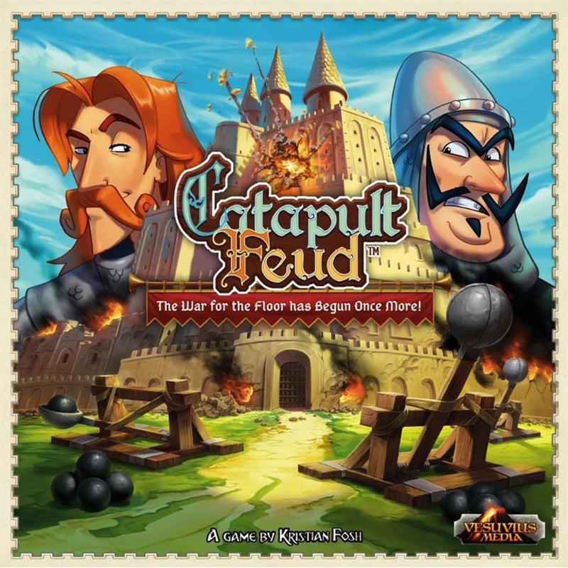 Load image into Gallery viewer, European player network catapult feud bordspel (engels, 2 spelers, 20 - 30 minuten, vanaf 7 jaar)
