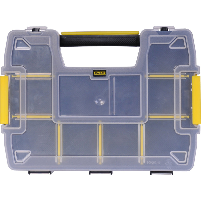 Load image into Gallery viewer, Stanley sortmaster organiser light stapelbaar gereedschapsbox (zwart geel)
