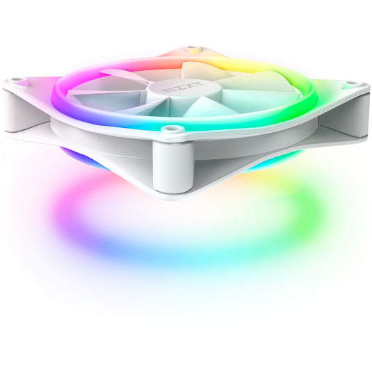 Nzxt f120 rgb duo case fan (wit, 120 x 120 x 25 mm, pwm, zonder controller)