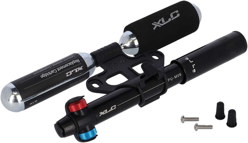 Xlc mtb co2 mini combination pump incl. cartridges