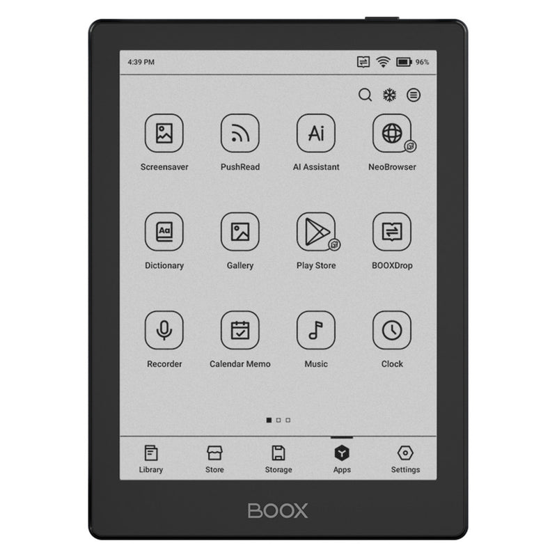 Laden Sie das Bild in Galerie -Viewer, Boox go 6 e-reader (zwart, 2 gb | 32 gb | android 11)
