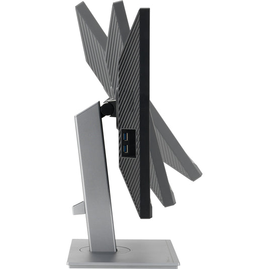 Asus proart display pa248cnv 24 monitor (zwart zilver, 75 hz, hdmi, displayport, usb, lan, audio)