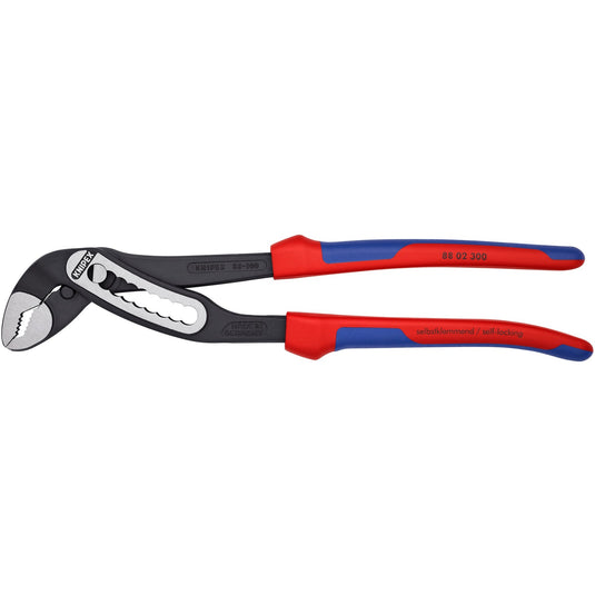Knipex alligator waterpomptang 88 02 300 zweedse- waterpomp-tang (rood blauw, 300 mm)