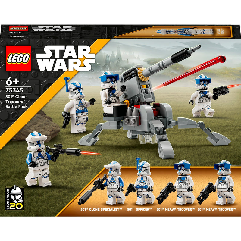 Chargez l'image dans la visionneuse de la galerie, Lego star wars 501st clone troopers battle pack bouwbaar speelgoed met minifiguren - 75345
