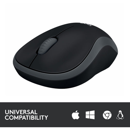 Logitech wireless mouse m185 (grijs, retail)