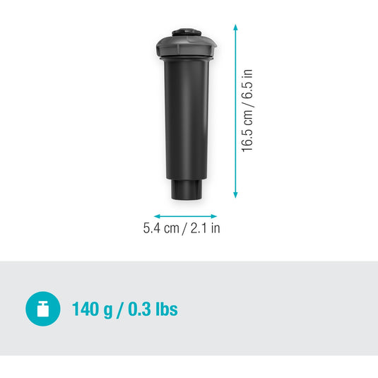 Gardena pop-up sprinkler md180 sproeier (zwart grijs, sproeiafstand tussen 5 m en 7,5 m)