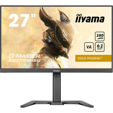 Iiyama g-master gold phoenix gb2795hsu-b1 27 gaming monitor (zwart, hdmi, displayport, 4x usb-a, 280 hz)