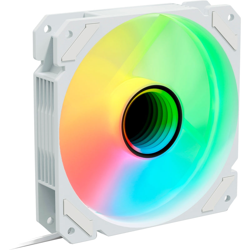 Load image into Gallery viewer, Sharkoon shark mirror rgb pwm case fan (wit, 120 x 120 x 25 mm)
