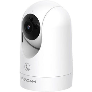 Foscam r8m ultra hd, dual-band wifi 6 beveiligingscamera (wit)