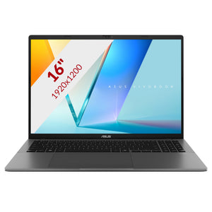 Asus vivobook s16 m3607ga-sh004w 16 copilot+ laptop (grijs | ryzen ai 7 445 | radeon 840m | 32 gb | 1 tb ssd | oled)