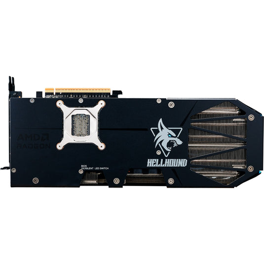 Powercolor radeon rx 9070 xt hellhound 16gb oc grafische kaart (zwart, rdna4, gddr6, 3x displayport, 1x hdmi)