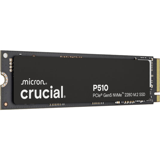 Crucial p510 1 tb ssd (zwart, ct1000p510ssd8, pcie 5.0)