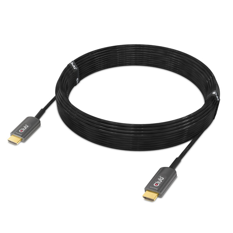 Chargez l'image dans la visionneuse de la galerie, Club 3d gecertificeerde actieve optische ultra high speed hdmi 2.1 kabel (zwart, 10 meter, 8k)
