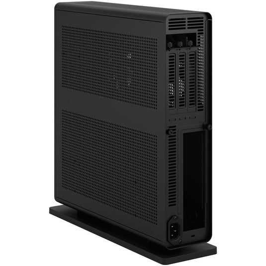 Fractal design ridge black mini tower behuizing (zwart | 2x usb-a | 1x usb-c)