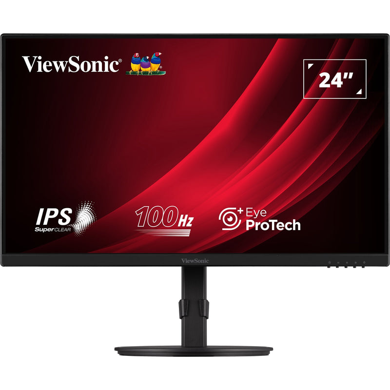 Load image into Gallery viewer, Viewsonic vg2408a 24 monitor (zwart, 1x hdmi, 1x displayport, usb-c, usb-a, sound, 100 hz)
