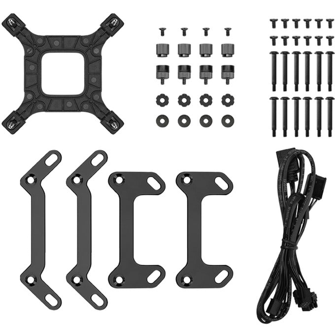 ギャラリービューアに画像をロードする, Deepcool lp360 waterkoeling (zwart, 4-pins pwm fan-connector)
