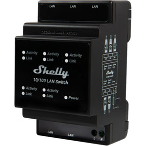 Shelly lan switch schakelaar (zwart)