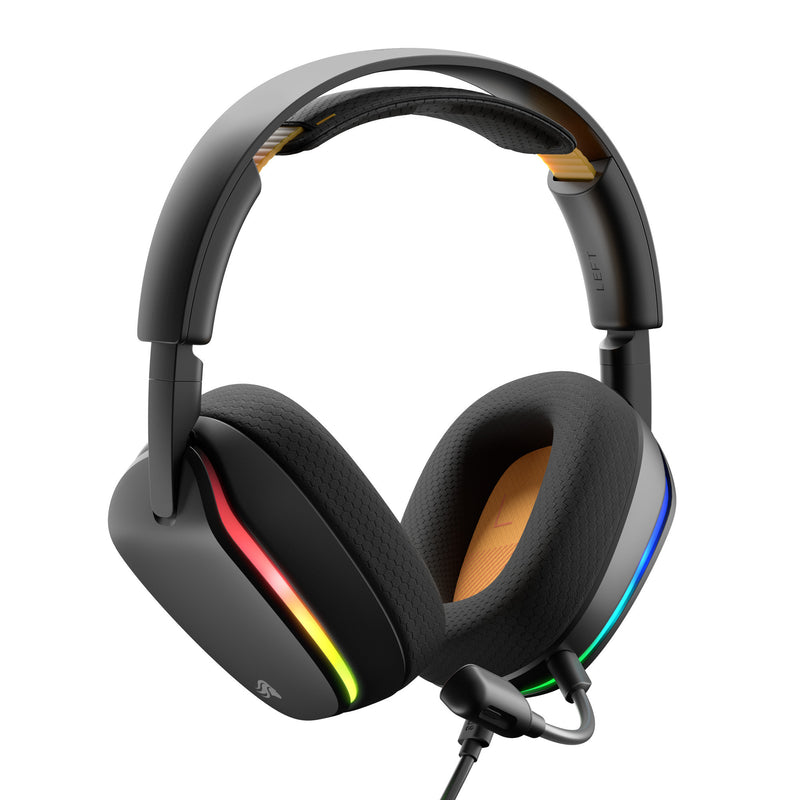 Load image into Gallery viewer, Glorious ghs eternal rgb - stereo rgb gamingheadset over-ear gaming headset (zwart, pc, ps5, ps4, switch, usb-c)
