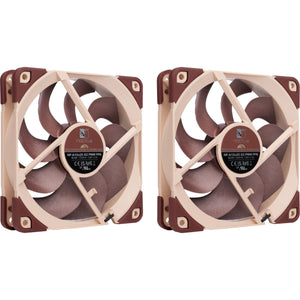 Noctua nf-a12x25 g2 pwm sx2-pp case fans (bruin, 2 stuks, 120 x 120 x 25 mm)