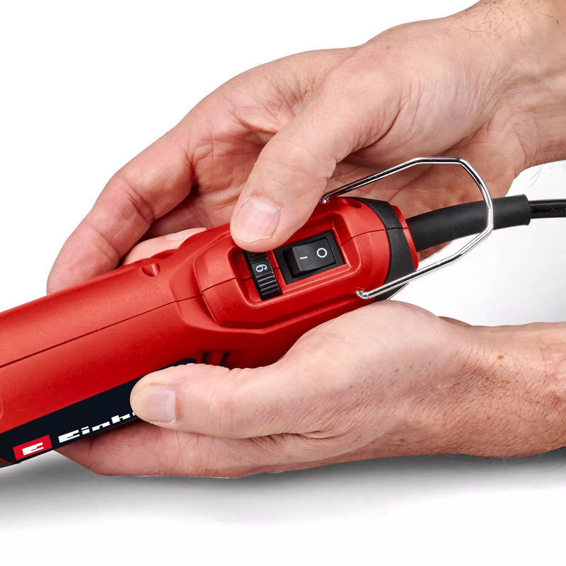 Load image into Gallery viewer, Einhell tc-mt 150 e slijp- graveermachine graveermachines (rood zwart, incl. 117-delige accessoireset in praktische opbergdoos)
