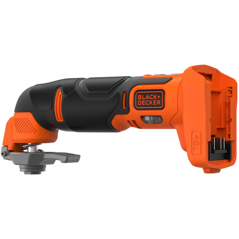 Load image into Gallery viewer, Black+decker bdcos18n-xj 18v oscillerende multitool multifunctioneel gereedschap (oranje zwart, accu en oplader niet inbegrepen)
