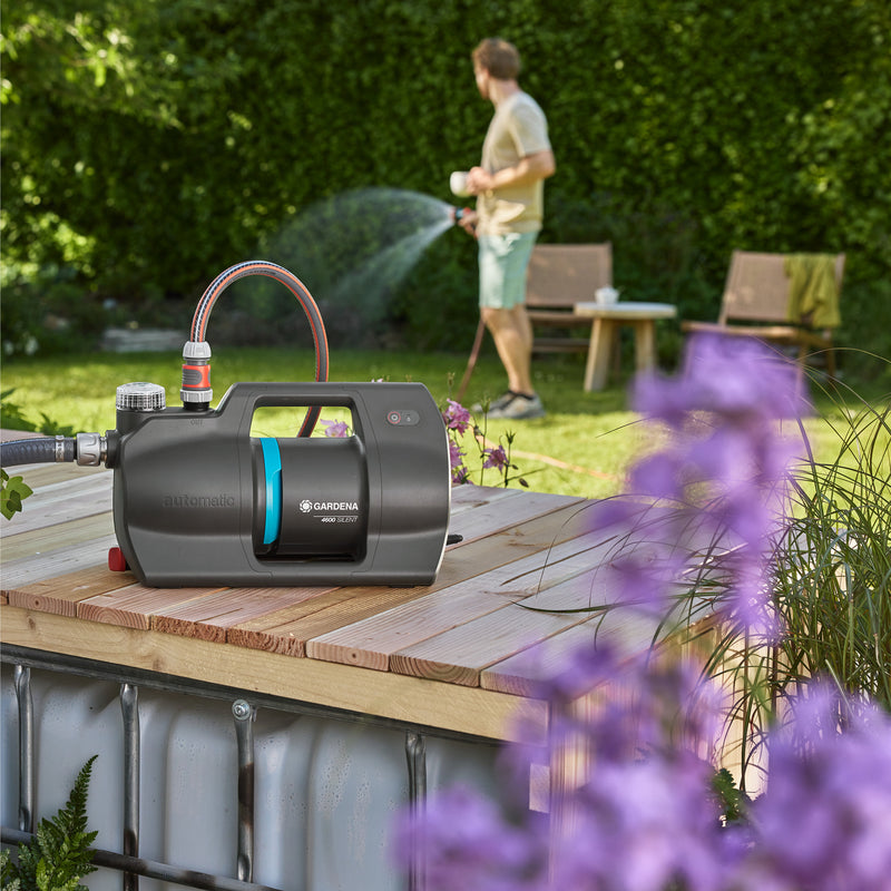 Load image into Gallery viewer, Gardena hydrofoorpomp 4600 silent (grijs, 600 watt)
