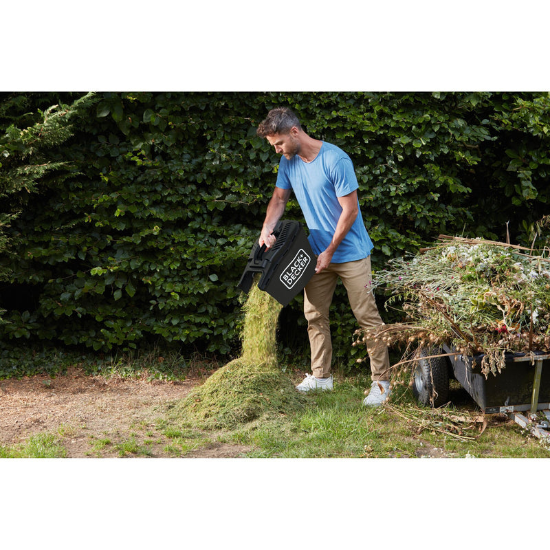 Load image into Gallery viewer, Black+decker bemwp340 grasmaaier (oranje zwart, 34 cm, 1400w)
