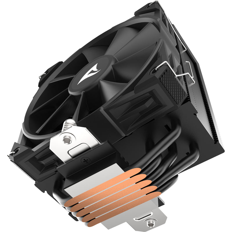 Load image into Gallery viewer, Sharkoon a50 cpu-koeler (zwart, 4-pins pwm fan-connector)
