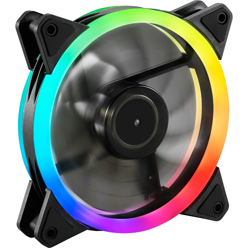 Load image into Gallery viewer, Sharkoon shark blades pwm rgb case fan (zwart, 120 x 120 x 25 mm)
