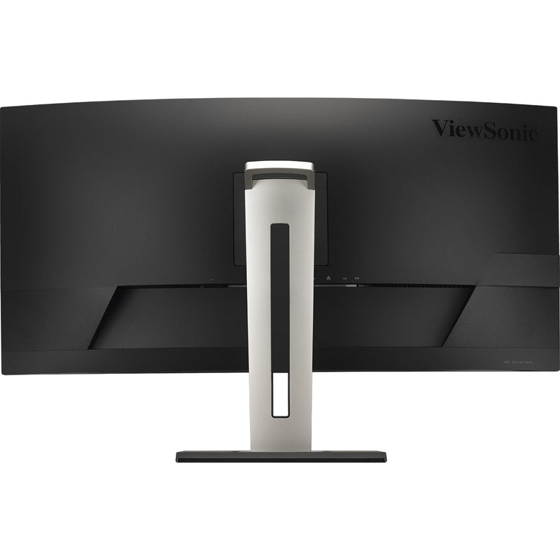 Load image into Gallery viewer, Viewsonic uwqhd curved docking monitor vg3456c 34 ultrawide (zwart (mat), 2x hdmi, 1x displayport, usb-a, usb-b, usb-c, lan, audio)
