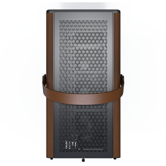 Montech heritage pro midi tower behuizing (zwart beige | 2x usb-a | 1x usb-c)