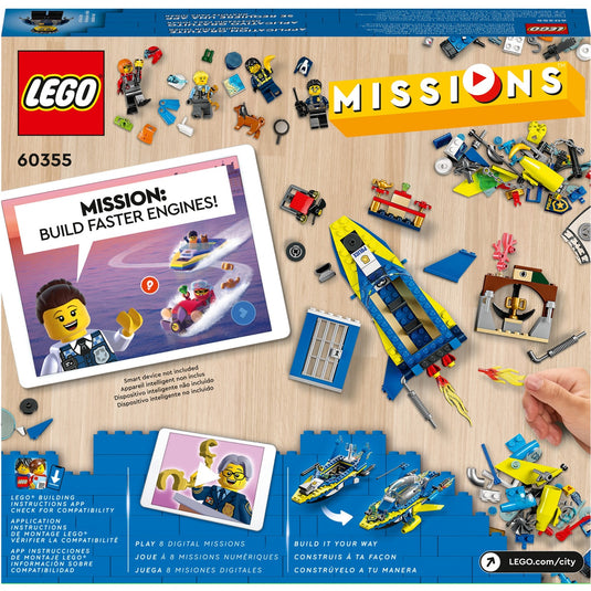 Lego city - waterpolitie recherchemissies constructiespeelgoed (60355)