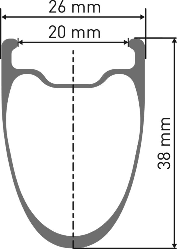 Load image into Gallery viewer, Dt swiss arc 1400 dicut® 38 28 cl carbon front wheel
