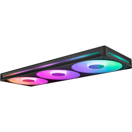 Nzxt f420 rgb core case fans (zwart, 3 stuks, 420 x 140 x 26 mm)