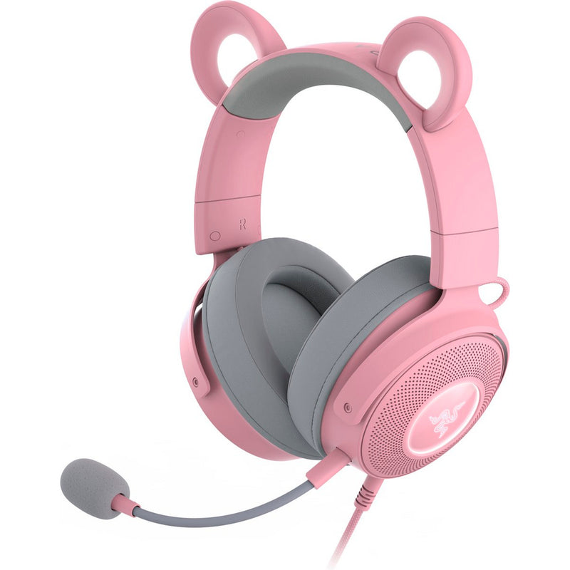 Afbeelding laden in galerijviewer, Razer kraken kitty v2 pro rgb over-ear gaming headset (roze)

