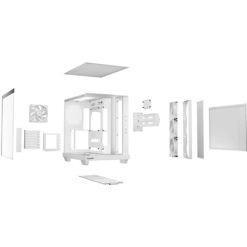 Load image into Gallery viewer, Be quiet! light base 500 lx midi tower behuizing (wit | 2x usb-a | 1x usb-c | rgb | window)

