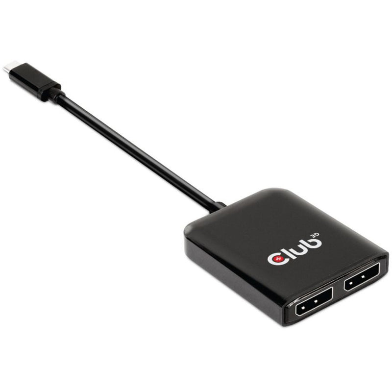 Afbeelding laden in galerijviewer, Club 3d usb‑c (dp alt‑mode) naar 2x displayport hub (zwart)

