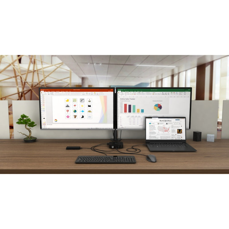 Afbeelding laden in galerijviewer, I-tec usb-c hdmi dp docking station with power delivery 100 w (zwart)
