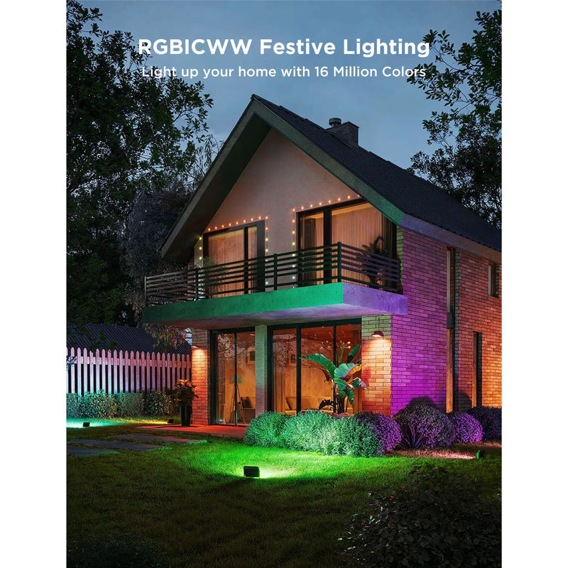 Cargue la imagen en el visor de la galería, Govee slimme grondverlichting matter rgbww - 4 pack buiten
