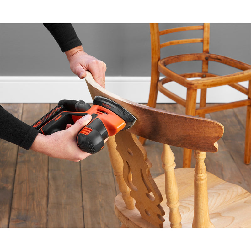 ギャラリービューアに画像をロードする, Black+decker mouse detail accu deltaschuurmachine bdcds18 (zwart oranje, accu en oplader inbegrepen)
