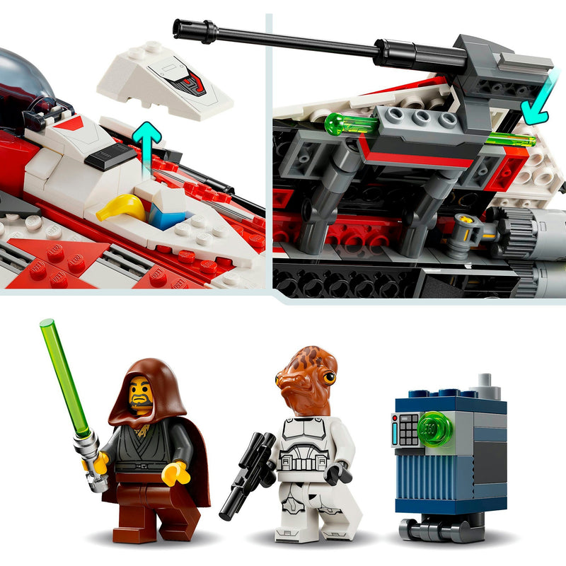 Afbeelding laden in galerijviewer, Lego star wars - jedi bobs starfighter constructiespeelgoed (75388)
