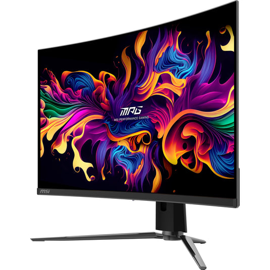 Msi mpg 321curx qd-oled 31.5 4k uhd curved gaming monitor (zwart, 2x hdmi, displayport, 2x usb-a, usb-b, usb-c, 240 hz)