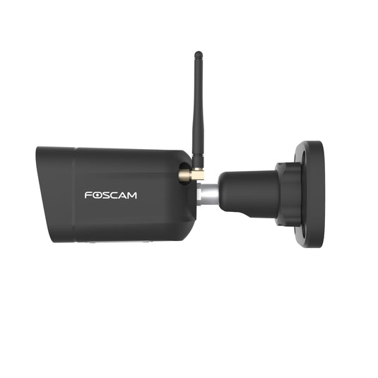 Foscam v8p, 4k 8mp dual-band wifi beveiligingscamera (zwart, met geluid- en lichtalarm)