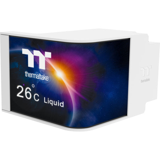 Thermaltake magcurve 360 ultra argb sync aio liquid cooler - snow edition waterkoeling (wit)