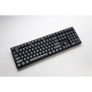 Ducky origin phantom black mechanisch toetsenbord (zwart, us lay-out (qwerty), cherry mx silent red, 100%, hot swap, pbt double-shot keycaps)