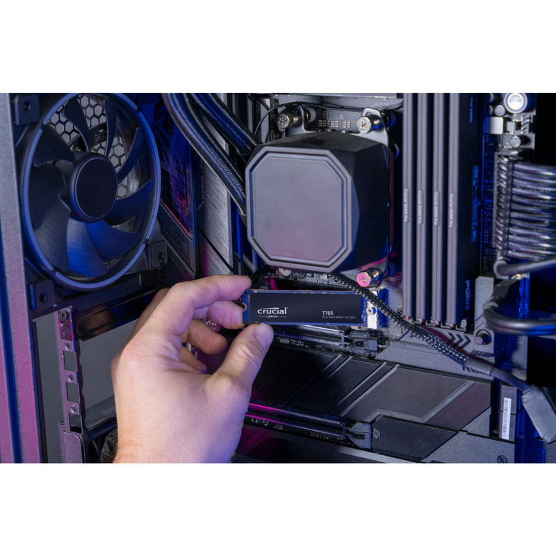 Load image into Gallery viewer, Crucial t705 4 tb ssd (zwart, pcie 5.0 x4, nvme 2.0, m.2 2280)
